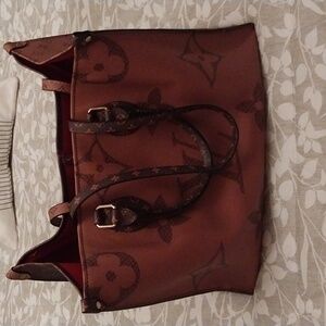 LV Two Tone Double Handle Tote Bag. Never Used!